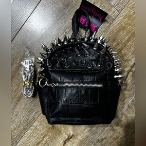 Dollskill spiked mini backpack